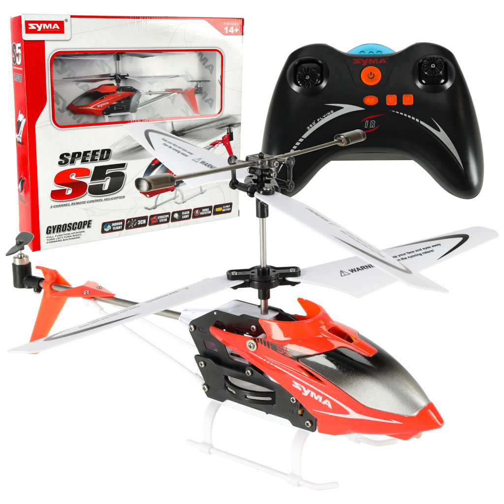 SYMA S5 3CH RC VRTUĽNÍK ČERVENÝ