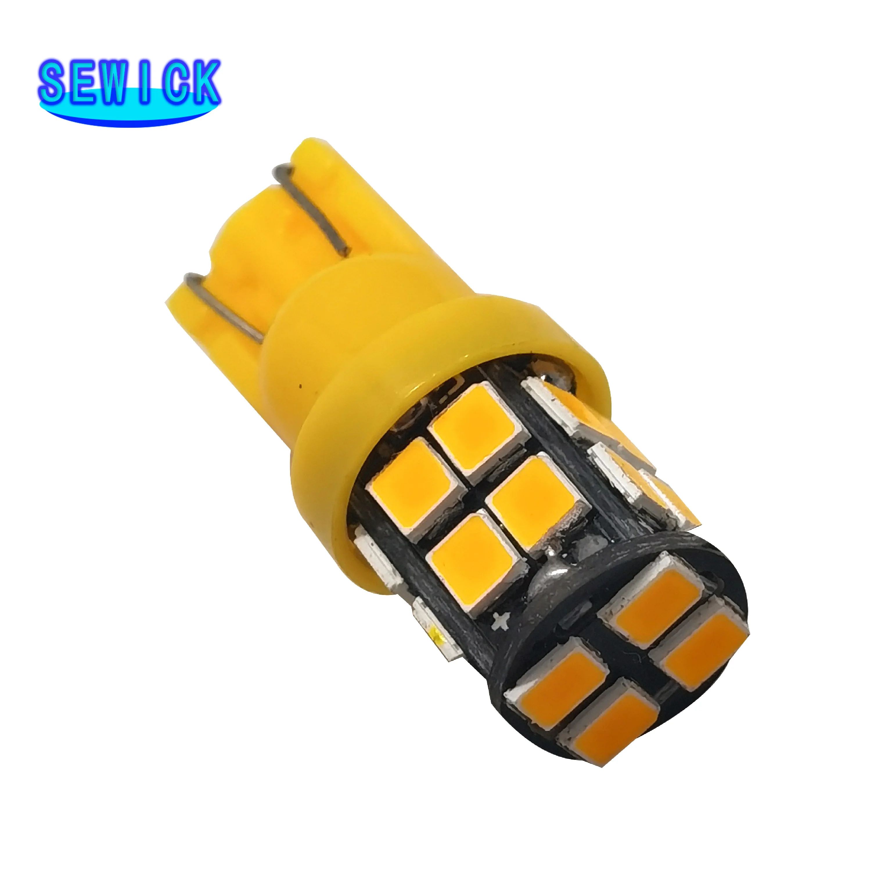 T10 20LED SMD 5050 12V oranžová