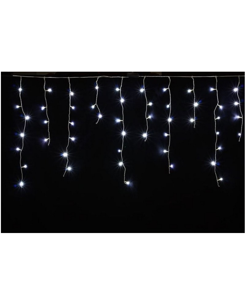 Vianočná reťaz závesná cecúle FLASH, IP44 CW+WW 14M - nadpájateľná