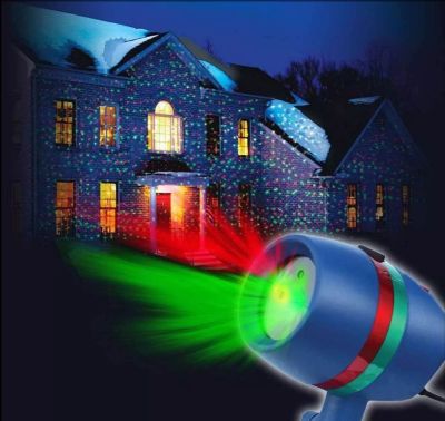 Vianočný vonkajší projektor-rôzne motívy