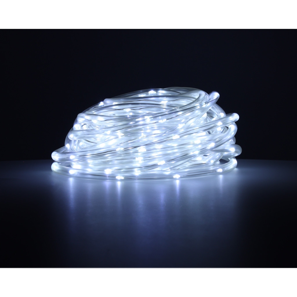 VONKAJŠIE LED SVETLÁ REŤAZOVÉ SVETLO NA BALKÓN 10M 100LED STUDENÁ BIELA 8 REŽIMOV SVIETENIA