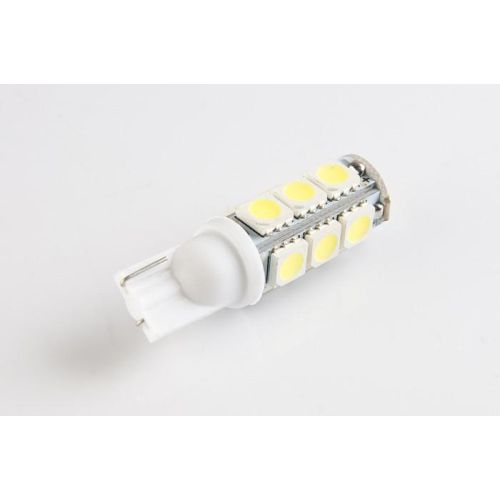 Wedge 13 LED SMD 5050 3chips 12V biela studená