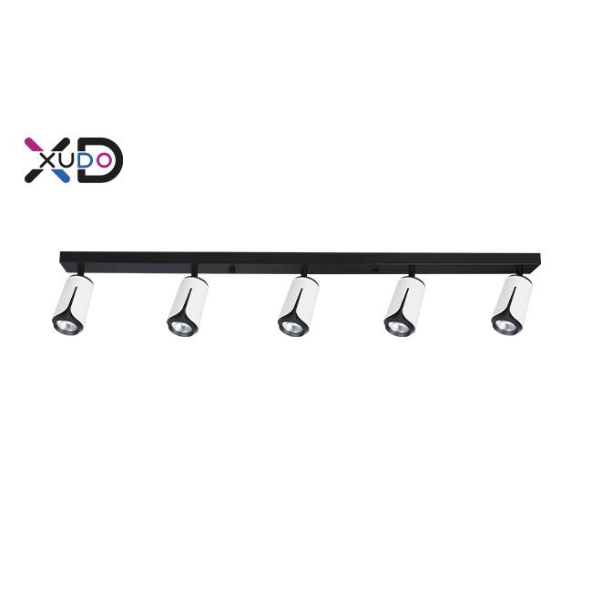 GU10 LED nástenné svietidlo x5 biele + čierne XD-IK265W