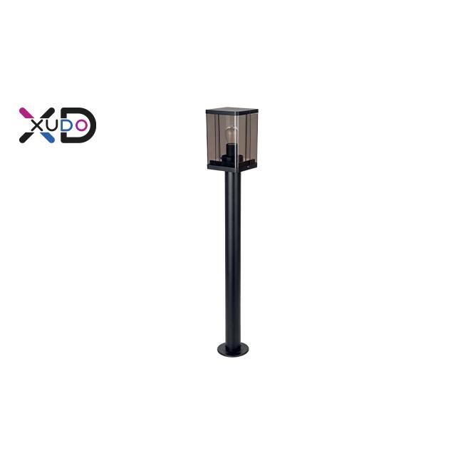 Dymové záhradné svietidlo LED IP44, čierne XD-QA130B E27