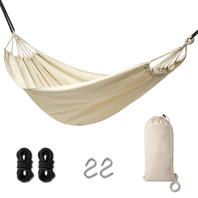 Záhradná hojdacia sieť BOHO 200 cm ecru