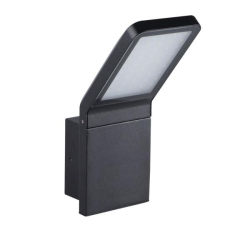 Záhradné prisadené svietidlo LED 9W - BLACK