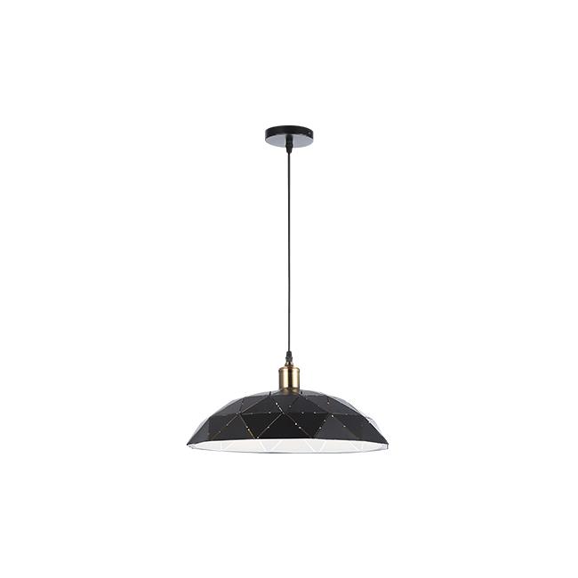 Závesná lampa Dalia E27 x1 čierna+medená
