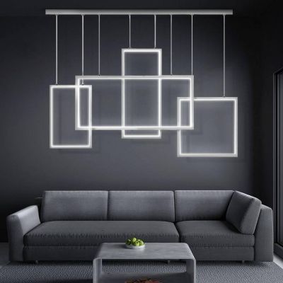 Závesná LED lampa 75W BIELA 4000K