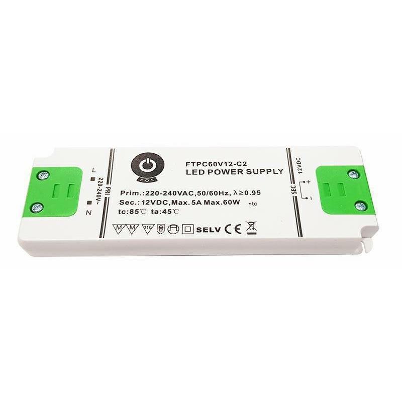 ZDROJ NÁBYTKOVÝ FTPC60V24-C2 60W 24VDC 2,5A POSPOWER