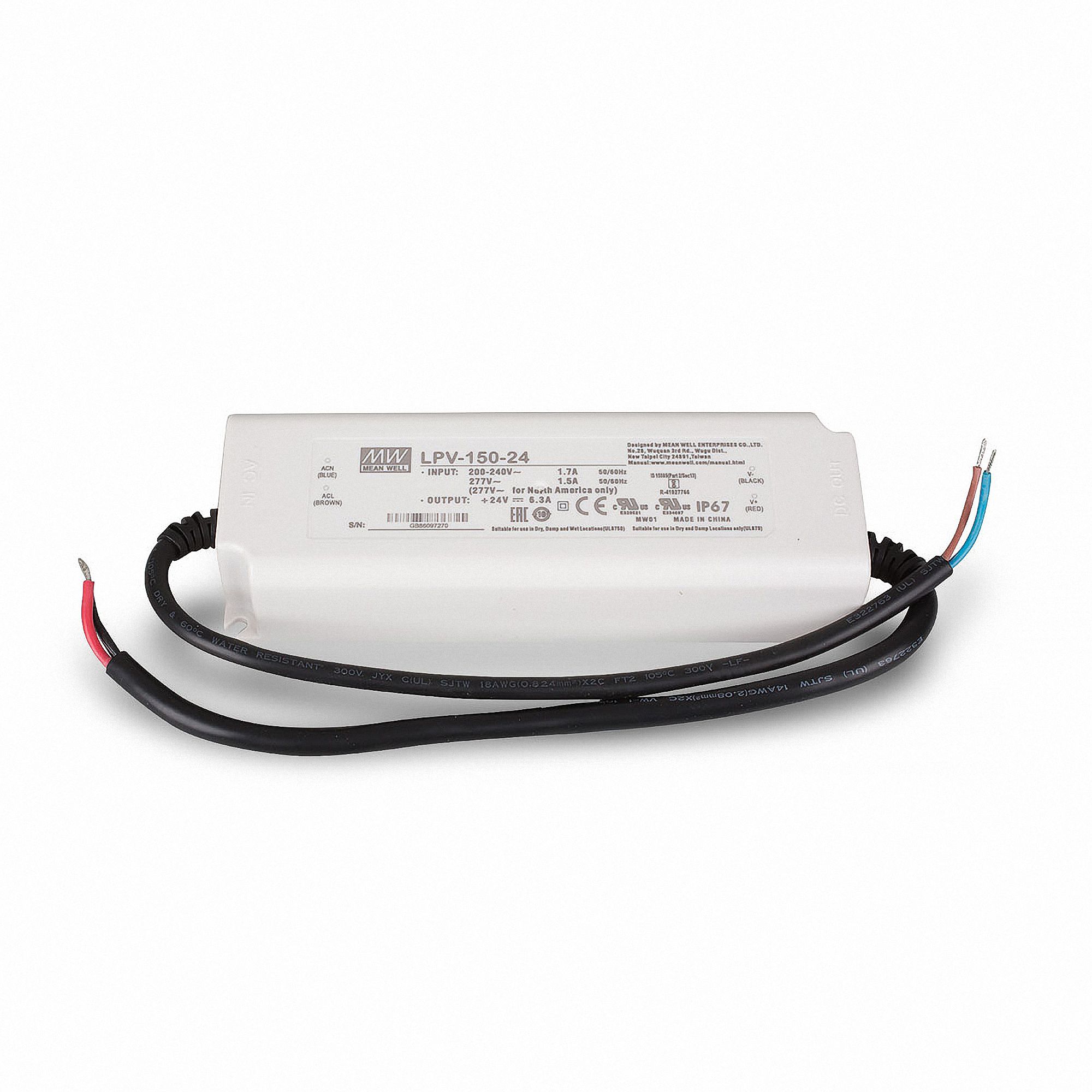 ZDROJ LPV 150W 24V DC IP67