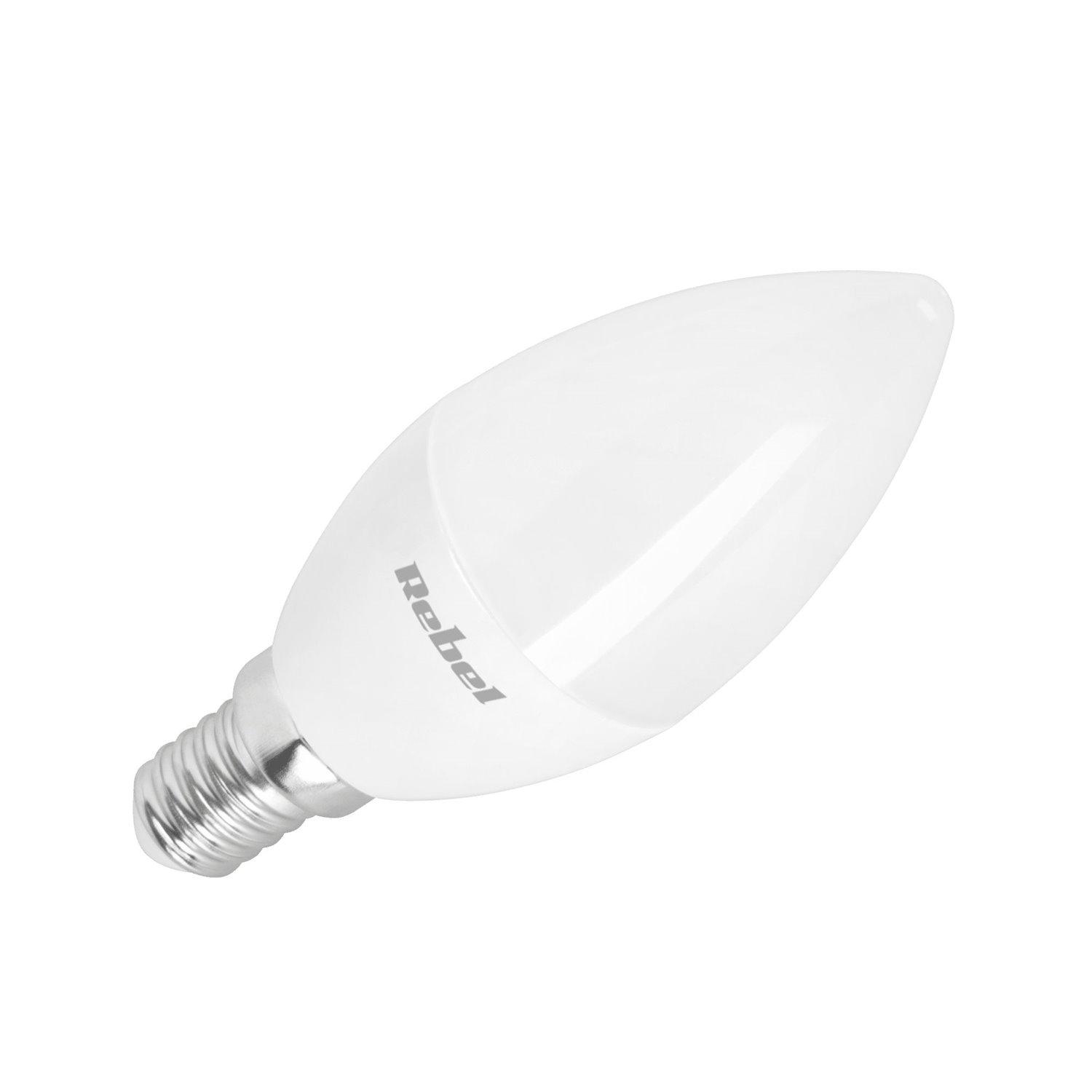 ŽIAROVKA LED E14 6W TEPLÁ BIELA REBEL