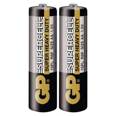 Zinko-uhlíková batéria GP Supercell R6 (AA) balenie 2ks