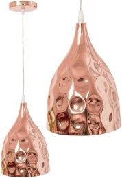 ZRKADLOVÁ ZÁVESNÁ LAMPA APP276-1CP PINK GOLD